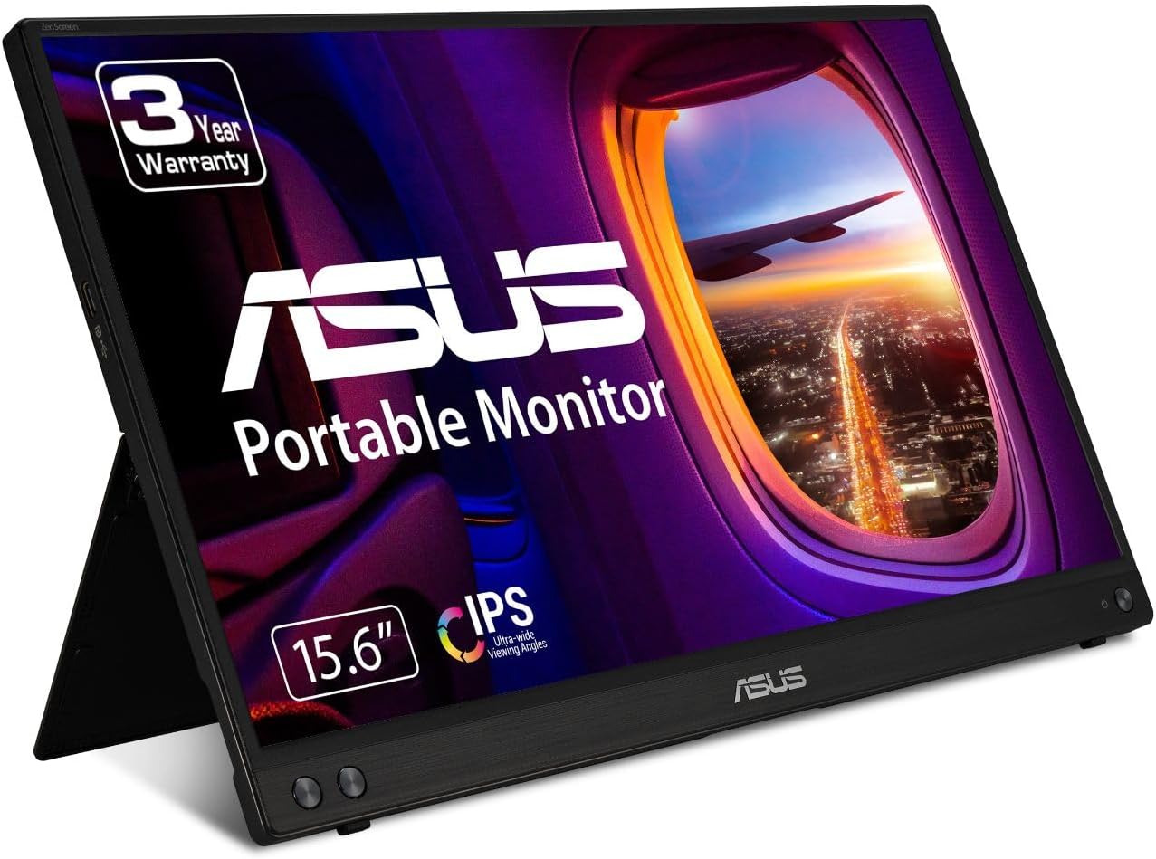 ASUS ZenScreen 15.6” 1080P Portable Monitor (MB16ACV)
