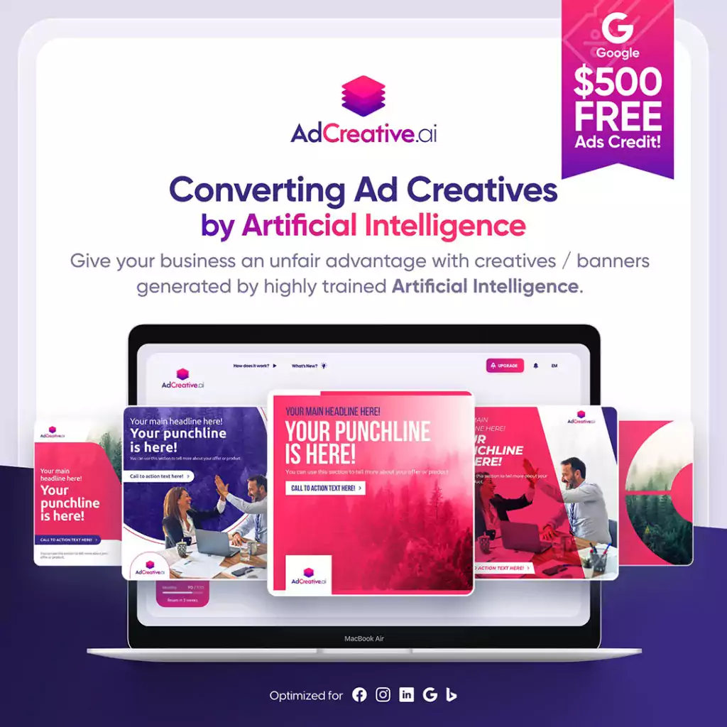 Make your ads standout with AI-powered advertising tools AdCreative.ai