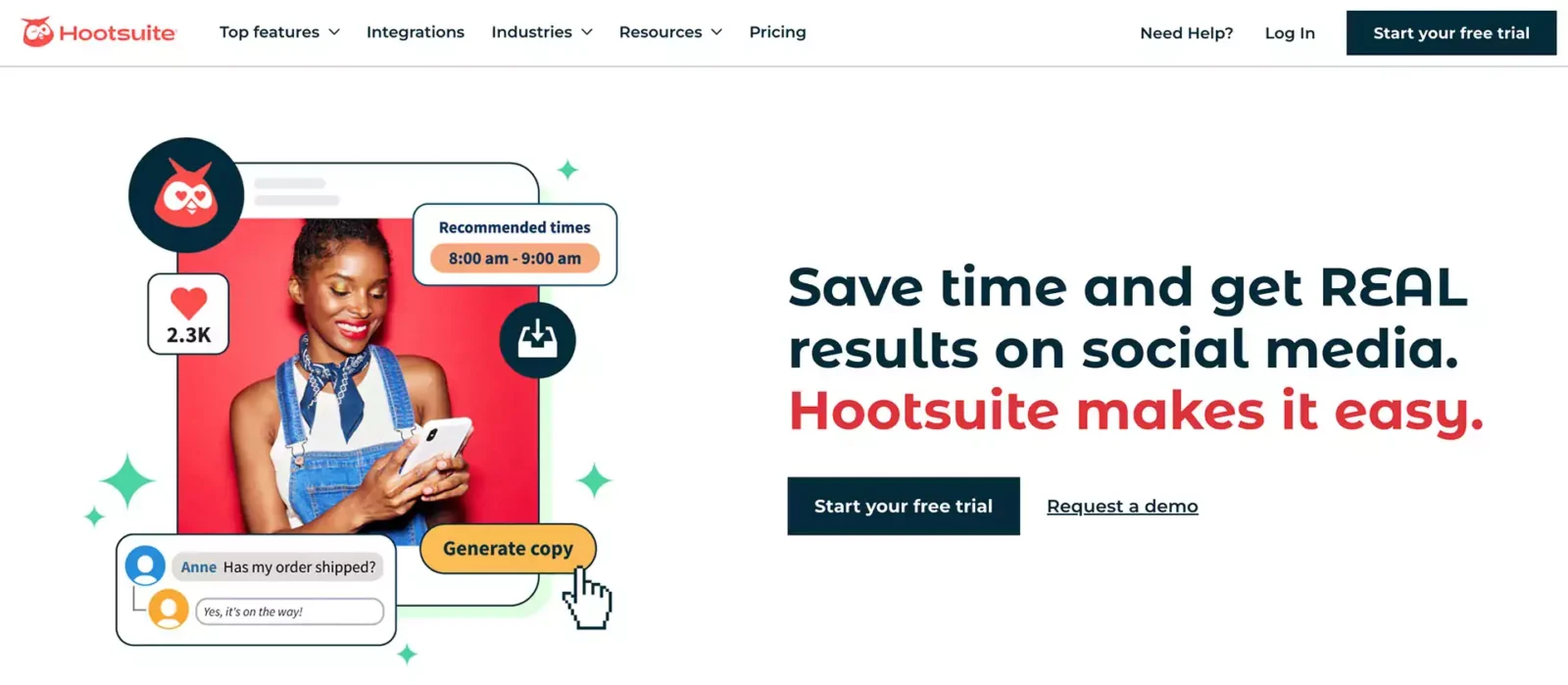 Best marketing apps 2024: Hootsuite