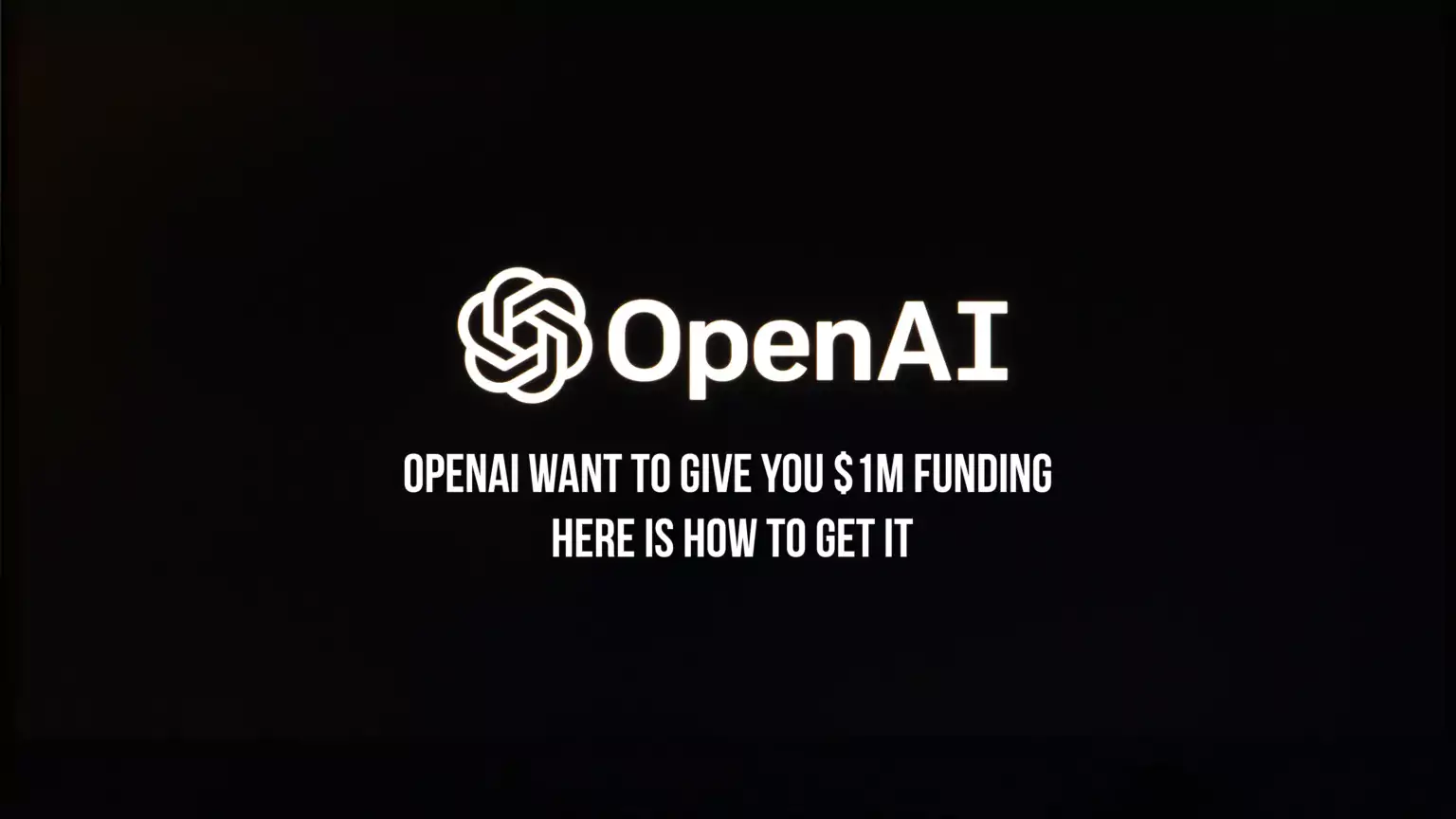 AI Idea competition by OpenAI: OpenAI Accelerator 2