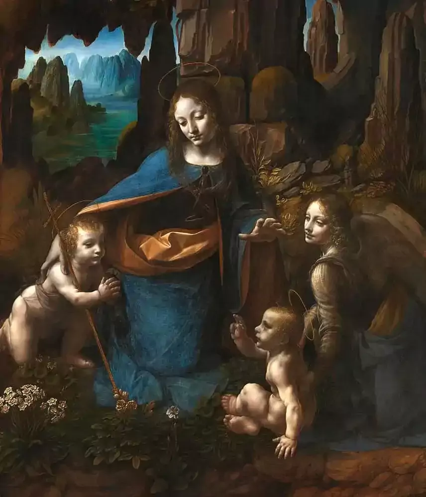 The Virgin of the Rocks, by Leonardo Da Vinci