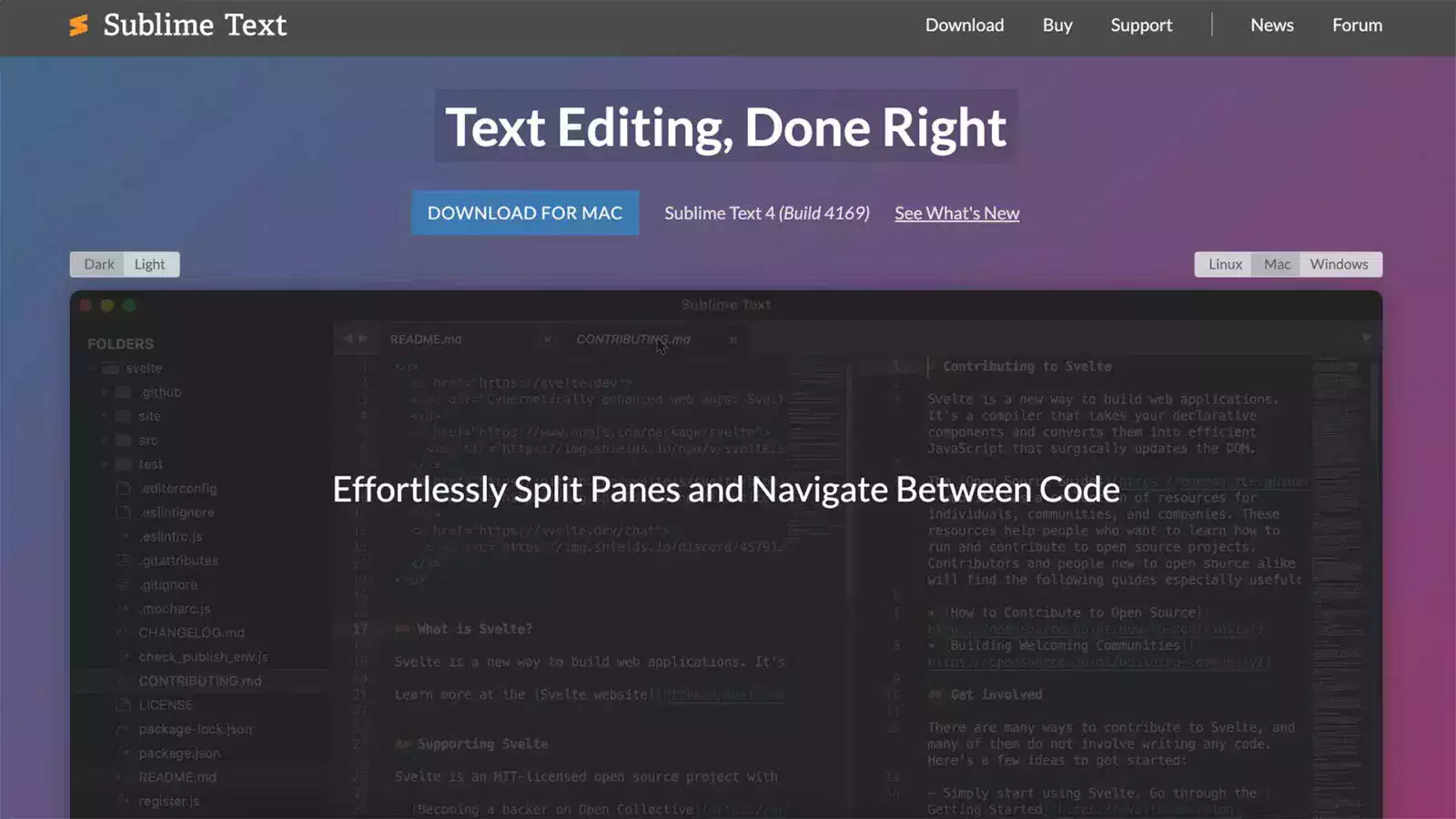 Best platform for Software Developers 2024: Sublime Text