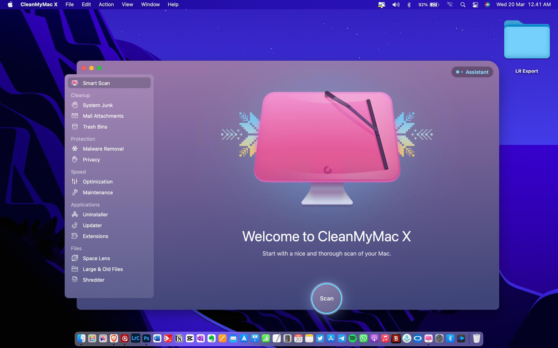 Mac OS System Data Large? Here's How to Fix It and Free Up Space using CleanMyMac X with Smart Scan