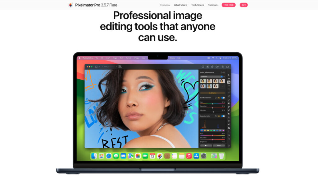 best photo editing software for Mac: Pixelmator Pro