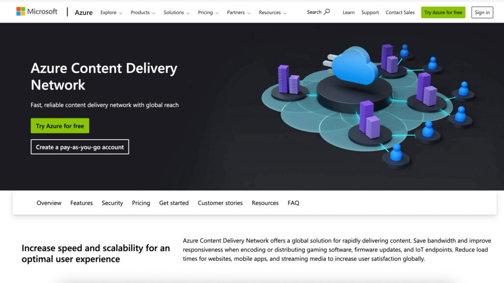 Microsof Azure Content Delivery Network